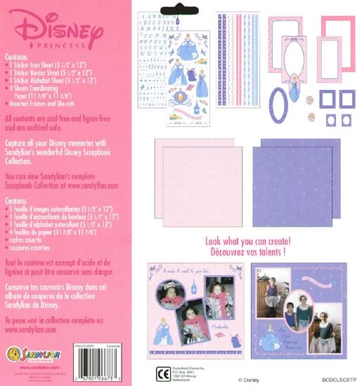 Cinderella 12 x 12 Theme Kit, SandyLion image 0