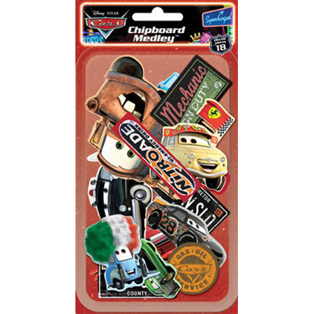 Cars Chipboard Medley, Sandylion image 0