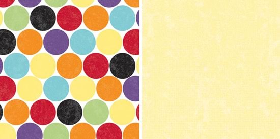 Jumbo Dots Double Sided Paper/Lost In Paradise Collection - G.C.D. Studios  Paper image 0