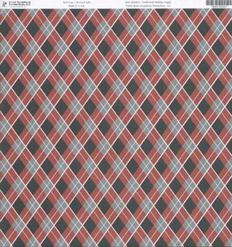 Traditional Holiday Argyle- Boxer Scrapbook Prod. image 0