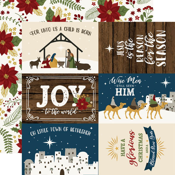 6x4 The 1st Noel Journaling Cards Paper - Echo Park image 0
