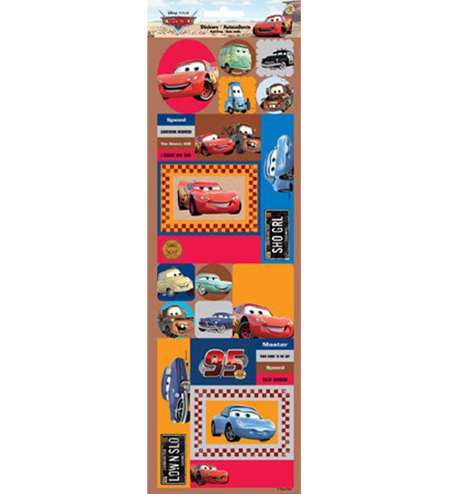 Disney Cars Cardstock Sticker, SandyLion image 0