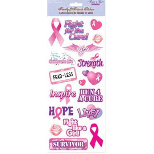 Forever in Time Fight for the Cure Breast Cancer Sticker image 0