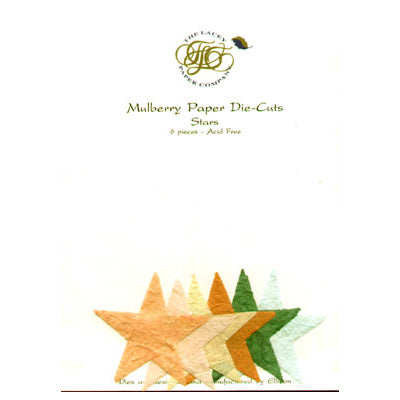 Stars Mulberry Paper Die-Cuts The Lacey Paper Co image 0