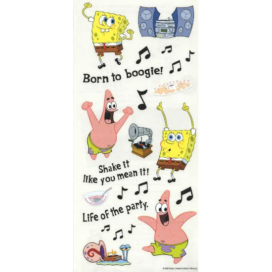 SpongeBob Dance Party Sticker, Sandylion image 0