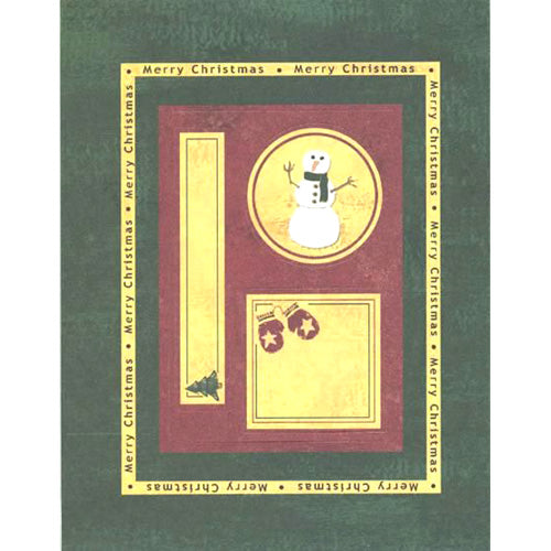 Merry Christmas Frame Punch Out Die Cut - Carolees Creation image 0