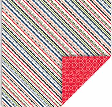 Travel Diagonals/Circles Double-Sided Cardstock Paper - Queen &amp; Company image 0