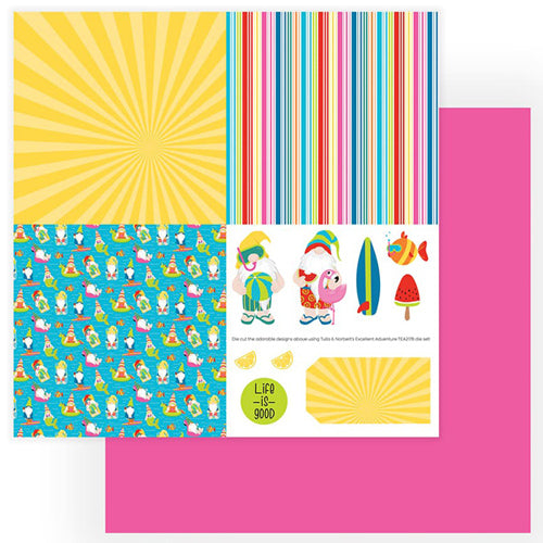 Tulla & Norbert's Excellent Adventure 12x12 Quad Paper Pack - PhotoPlay image 1