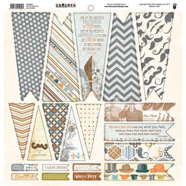 Swagger Banners Die-Cut Sheet - Fancy Pants image 0