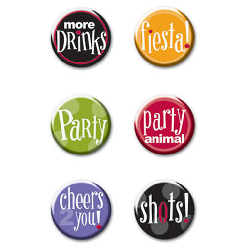 Cheers! Phrase Jumbo Brads By Creative Imaginations image 0