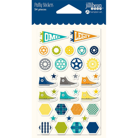 2 Cool for School Puffy Sticker - Jillibean Soup image 0