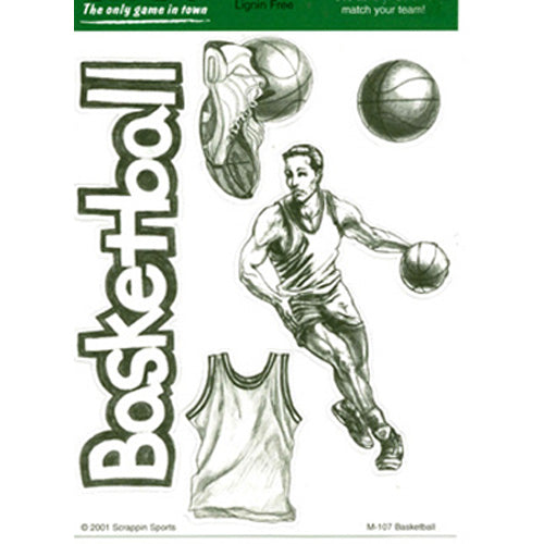 Basketball Die Cuts by Scrappin Sports image 0