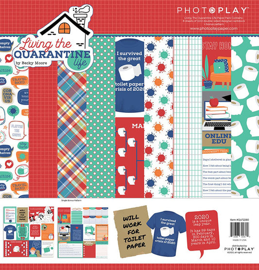 Living the Quarantine Life Paper Pack  - PhotoPlay image 0