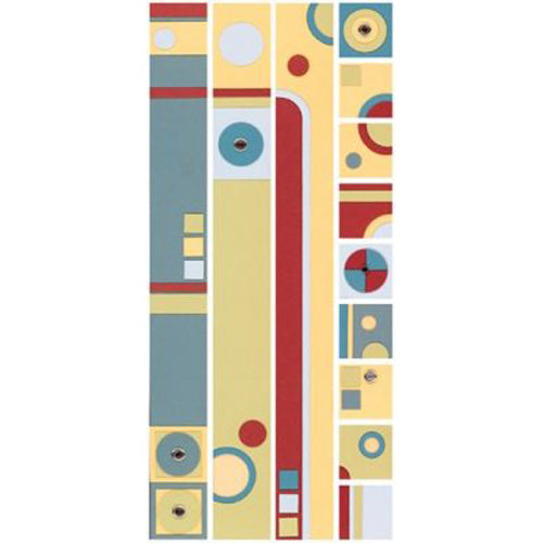 Funky Circles Border Sticker Sampler - Pebbles Inc. image 0