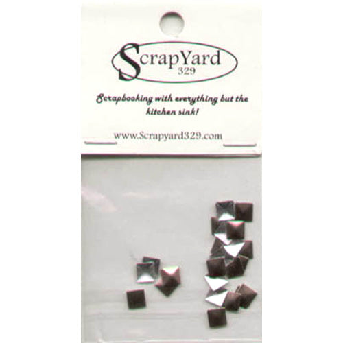 Small Antique Square Metal Embellishments - Scrap Yard 329 image 0