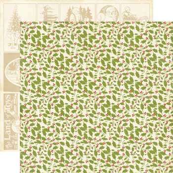 Holly Berriers Double-Sided Cardstock Paper/This & That Christmas Collection - Echo Park image 0