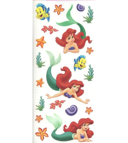 Disney Little Mermaid Mylar Sticker, SandyLion image 0