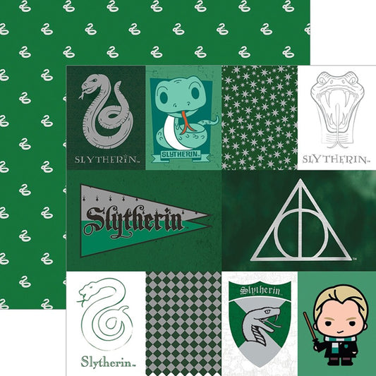 Harry Potter Slytherin Tag Paper with Foil Accents  - Paper House image 0