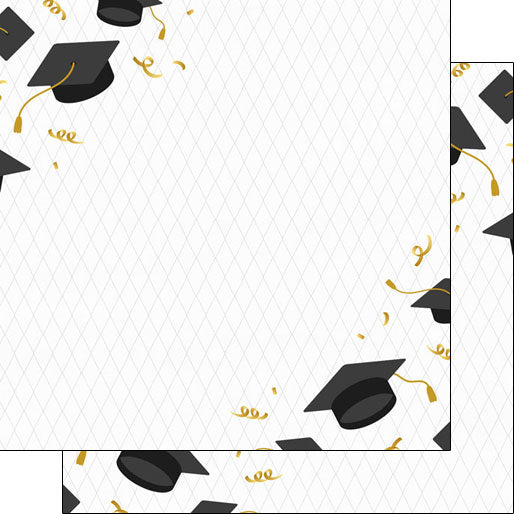 Graduation Corners Paper - Scrapbook Customs image 0