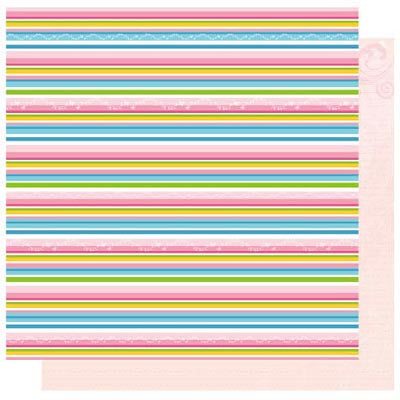 Bella Stripes Glitter Paper - Best Creation Inc image 0