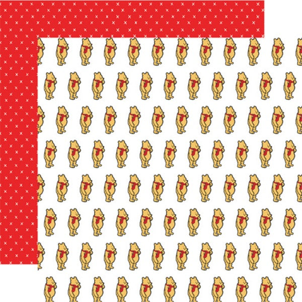 Winnie the Pooh Christmas Jolly Pooh Bear Paper - Echo Park image 0