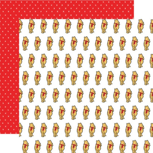 Winnie the Pooh Christmas Jolly Pooh Bear Paper - Echo Park image 0