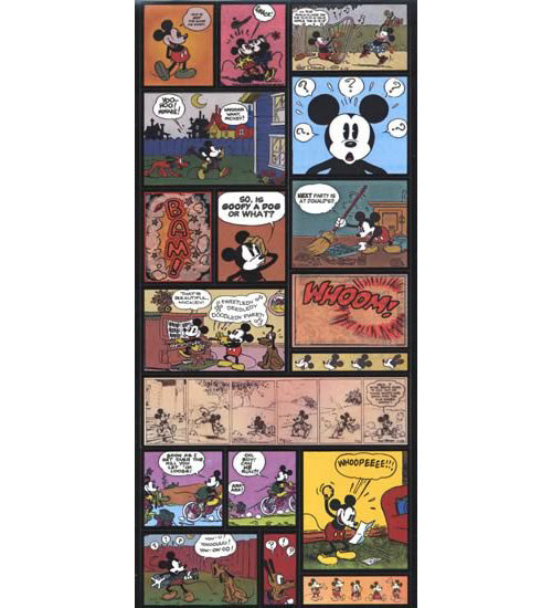 Mickey Comic Sticker, SandyLion image 0