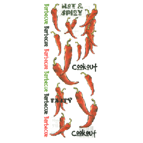 Chili Peppers Vellum Sticker - PrintWorks image 0