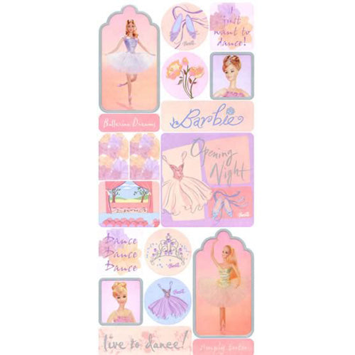 Barbie Ballet Sticker, SandyLion image 0