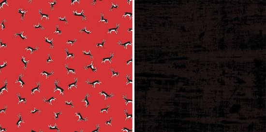 Reindeer Double-Sided Paper/Winter Wonderland Collection - G.C.D. Studios image 0