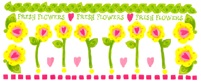 Heart Flowers Sticker - PrintWorks image 0