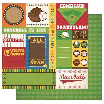 Team Tags Double-Sided Cardstock Paper with Glitter Accents - Best Creation Inc image 0