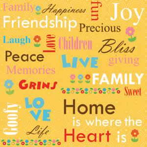 Family Fun Words Paper - Carolees Creations/Adornit image 0