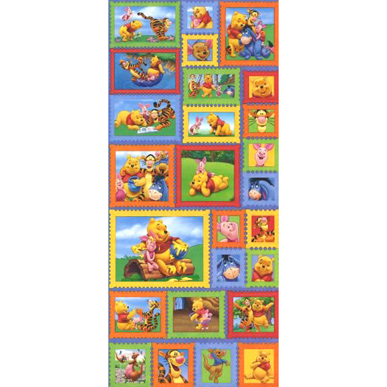 Pooh Stamps Sticker, SandyLion image 0