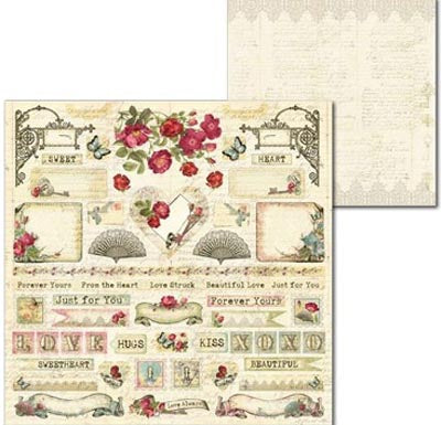 Affectionate  Double-Sided Paper/Cotswold Manor - Creative Imaginations image 0