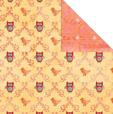 Boho Birdies Paper/Boho Girl Collection - Creative Imaginations image 0