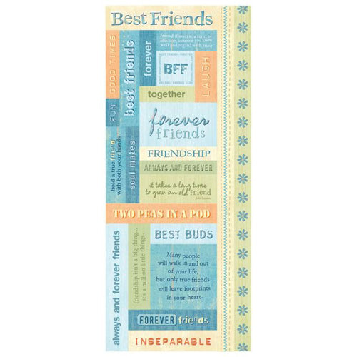 Kelly Panacci Best Friends Words Sticker - Sandylion image 0