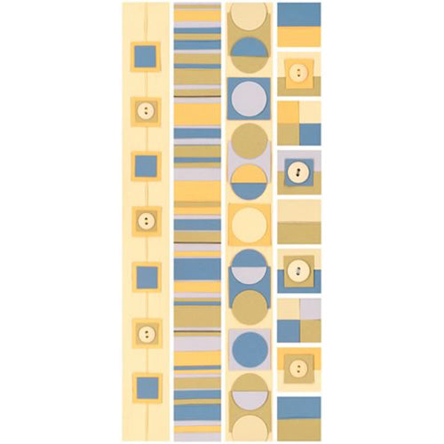 Elements Border Sampler Sticker - Pebbles Inc. image 0