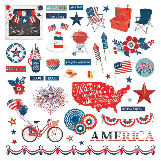 America the Beautiful Element Sticker- PhotoPlay image 0
