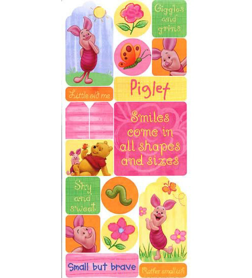 Piglet Sticker Tags, SandyLion image 0