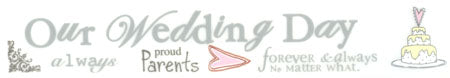 Wedding Forever Rub Ons - Carolees Creations image 0