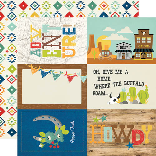 Howdy 4x6 Elements Paper - Simple Stories image 0