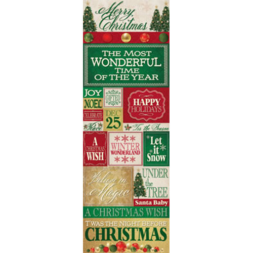 A Christmas Story Long Cardstock Elements Sticker  - Reminisce image 0