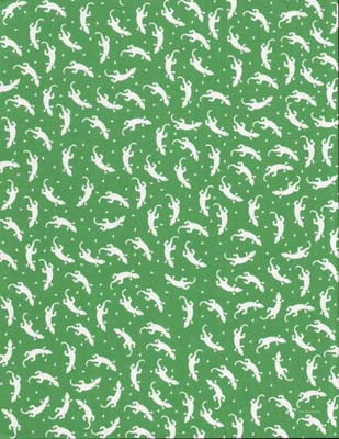 Green Lizard 8 1/2 X 11 Paper image 0