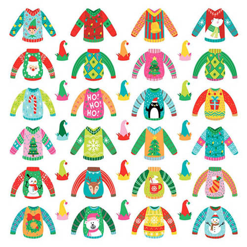 Ugly Sweater Dies Paper/Tulla & Norbert - PhotoPlay image 0