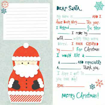 Dear Santa  Double-Sided Cardstock Paper/Dear Santa Collection - Echo Park image 0