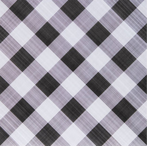 Black Diagonal Gingham Paper - Webster Pages image 0
