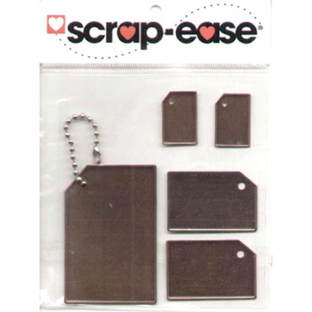 Single Notched Adhesive Backed Metal Tags - Scrap-Ease image 0