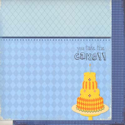 You Take the Cake Double-Sided Paper with Glossy and Glitter Accents / TPC Studios image 0