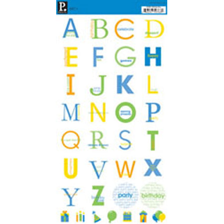 Birthday Boy ABC's Stickers - Pebbles Inc. image 0
